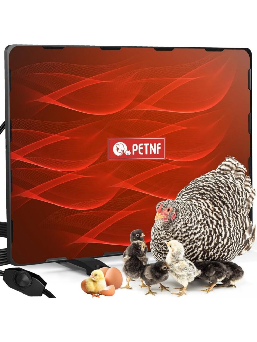 Energy Efficient Chicken Coop Heater - 140W Radiant Heat, Safe & Versatile
